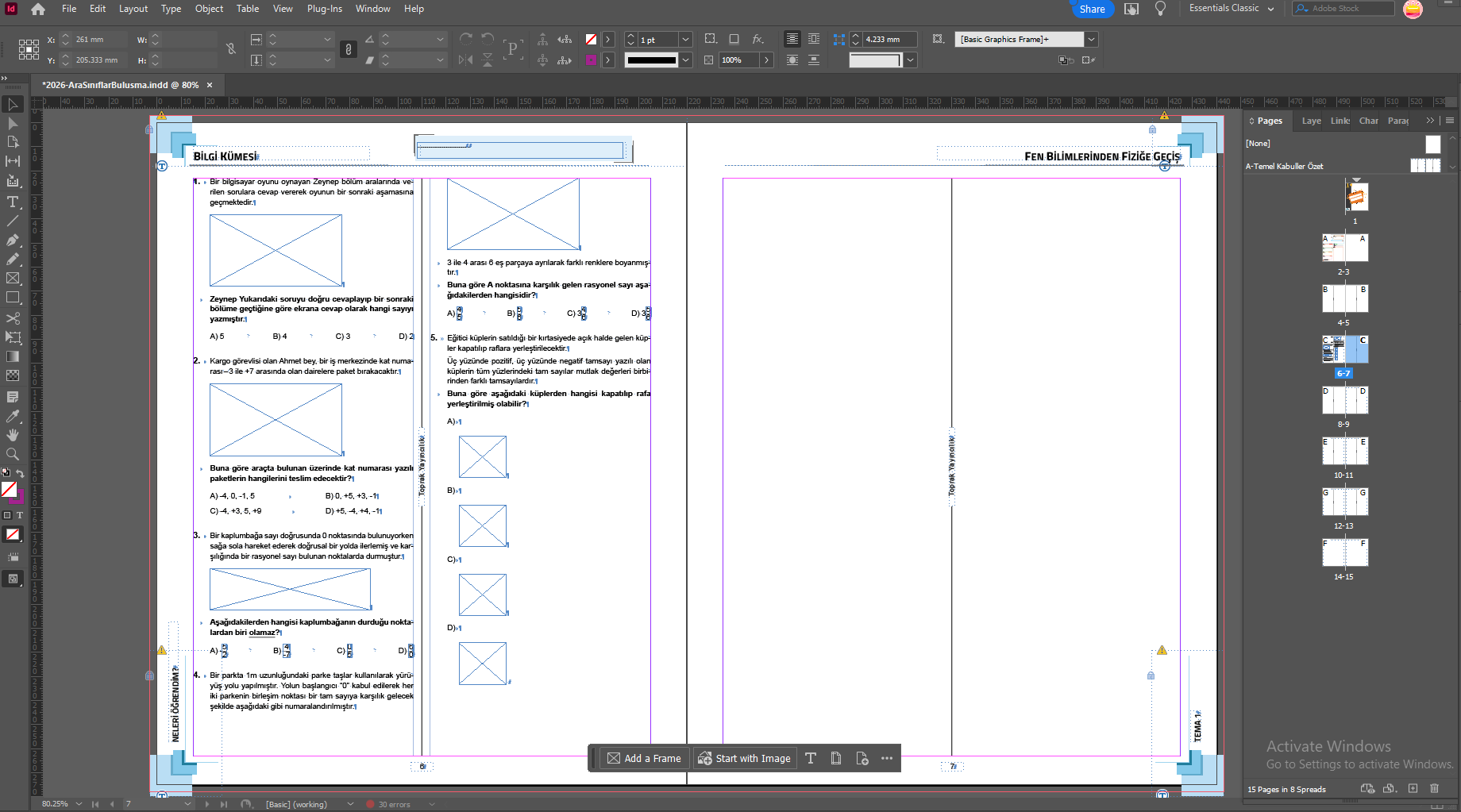 Editaks Compose — InDesign dizgi sonucu